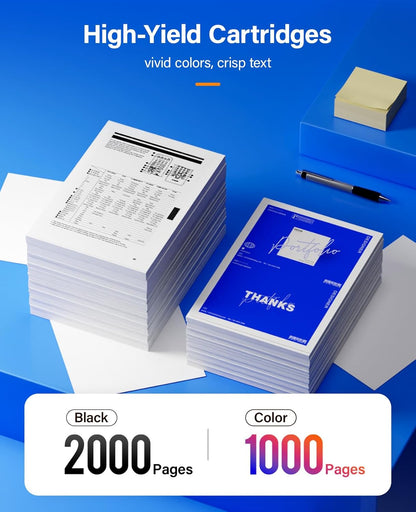 6022 6027 Toner Cartridge Set 4-Pack High-Yield Replacement for 106R02759 106R02756 106R02757 106R02758 Compatible for Xerox Phaser 6020 6022 WorkCentre 6025 6027 Printer Ink Black Cyan Magenta Yellow