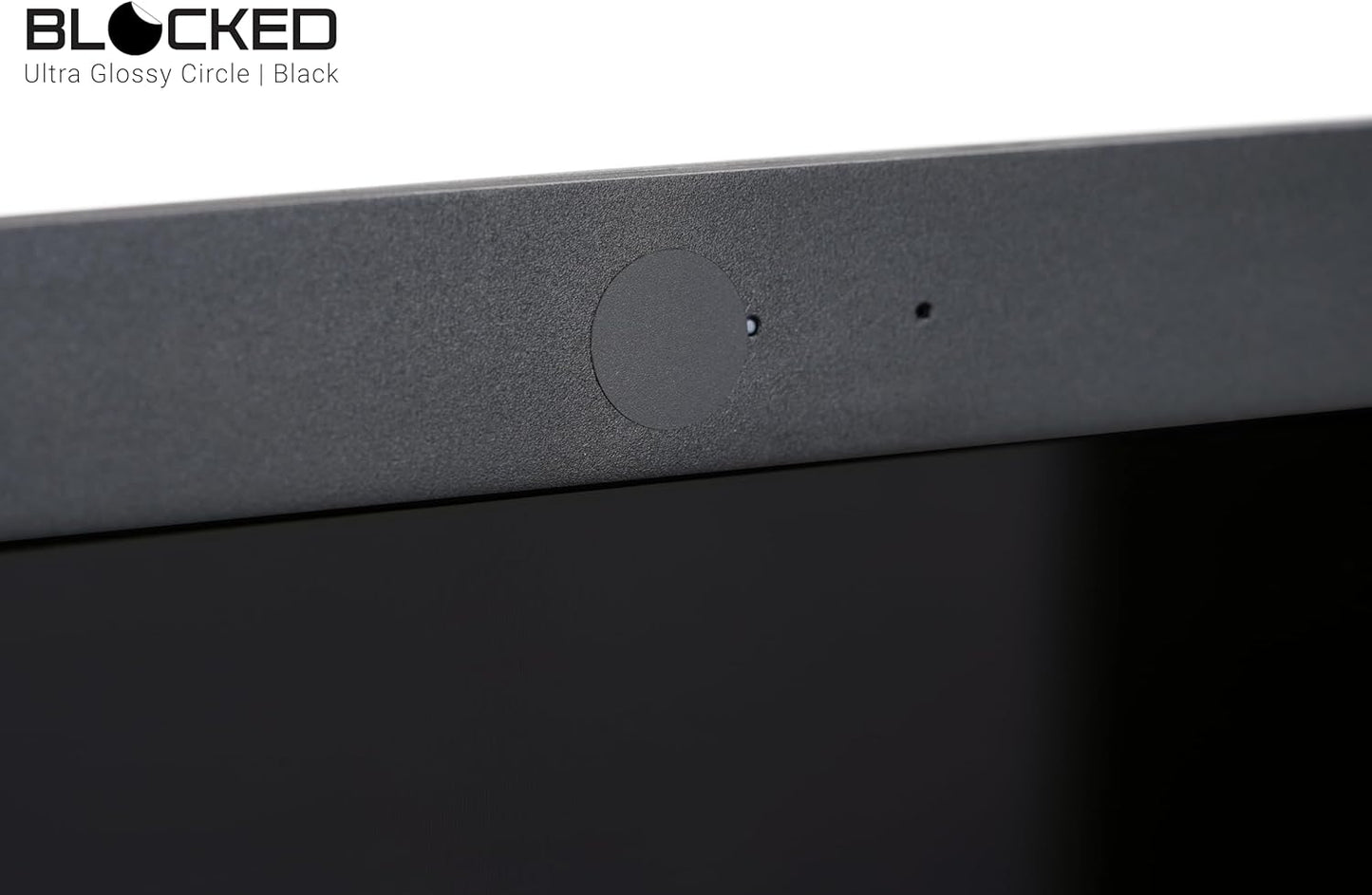 Stackable Webcam/Camera Vinyl Covers | 95 Low-Tack Restickable Webcam Sticker | 5-Sizes | Black 95-Pack (Muted Matte)