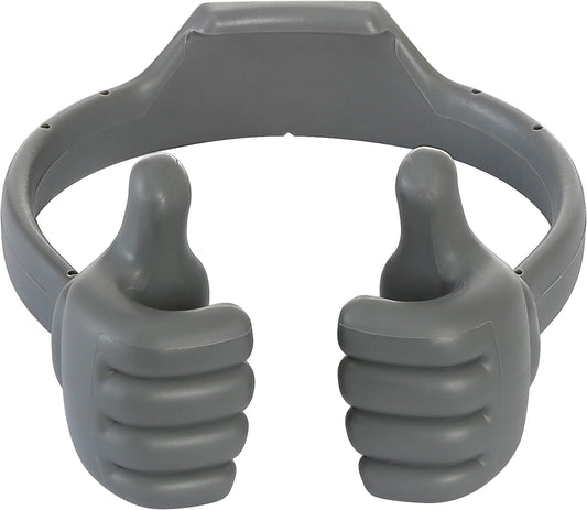 Honsky Thumbs-up Cell Phone Stand Holder, Tablet Stand Cradle for Desk Desktop Smartphone Cellphone Mobile Phone Tablets - Universal Adjustable Flexible - Grey