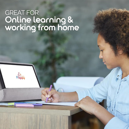 Flippy Tablet Pillow Stand - Cushion Tablet Stand & Holder, Bed Support for Lap and Desk, Compatible with Phone & Book Reading: Kindle, iPad Pro, iPhone & Samsung - Greyster