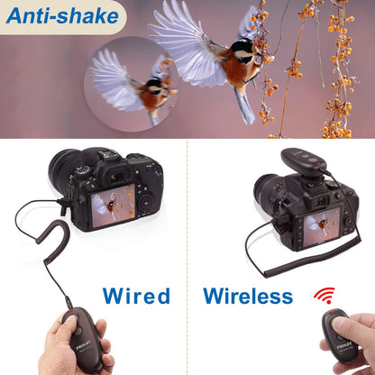 PHOLSY for Sony Camera Remote Shutter Release S6 Wireless Remote Control for Sony a77 ii, a99 ii a99 a77 a67 a65 a57 a55 a900 a850 a700 a580 a560 a550 a500 a400 a450 a300 a200 Replace Sony RM-L1AM