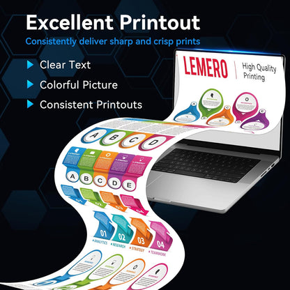 LEMERO 215A Compatible Toner Cartridge Replacement for HP 215A Black Toner Cartridges Work with HP Color Laseret Pro MFP M182nw M183fdw M155dw M155nw Printer (2-215A Black, with CHIP)