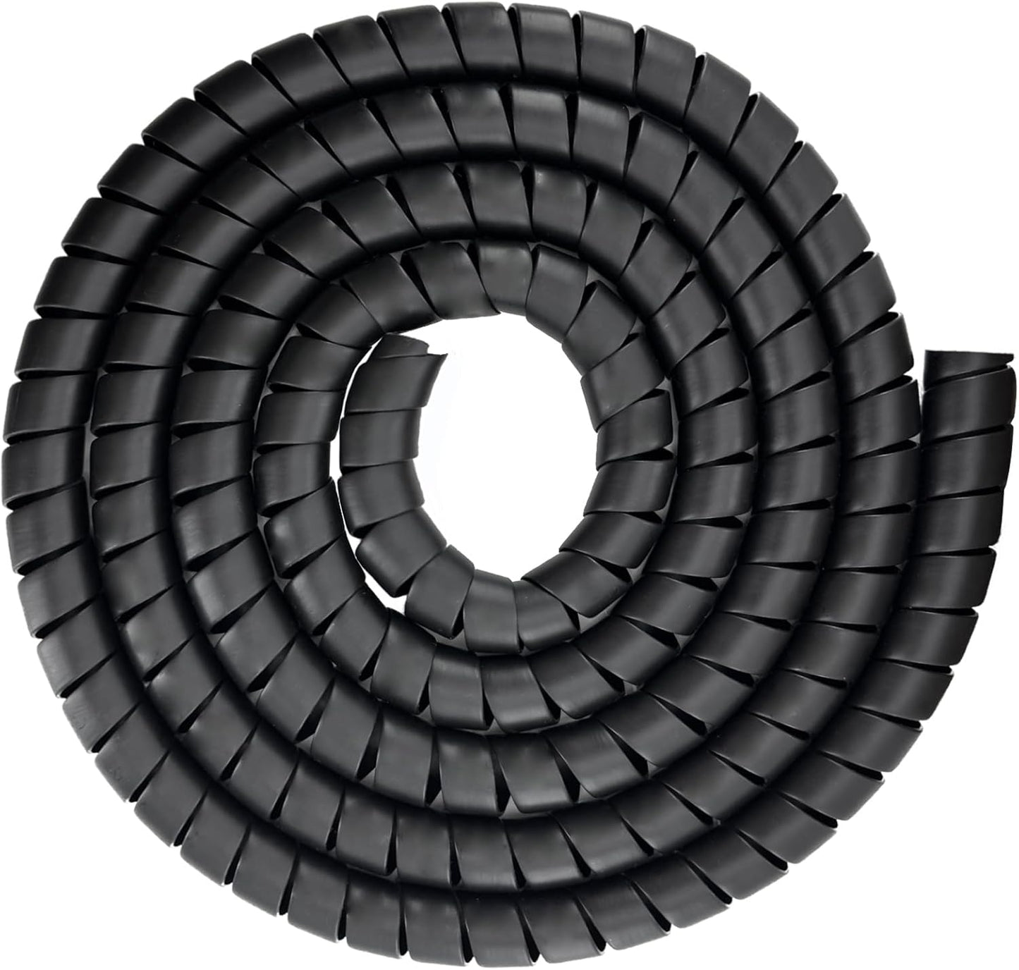Spiral Wrap Hose Cable Protector - 1.58" OD x 12' Pre-Cut Lengths-Safe Hose Protector to Avoid Wear and Extend Life for Hydraulic Pneumatic Hoses