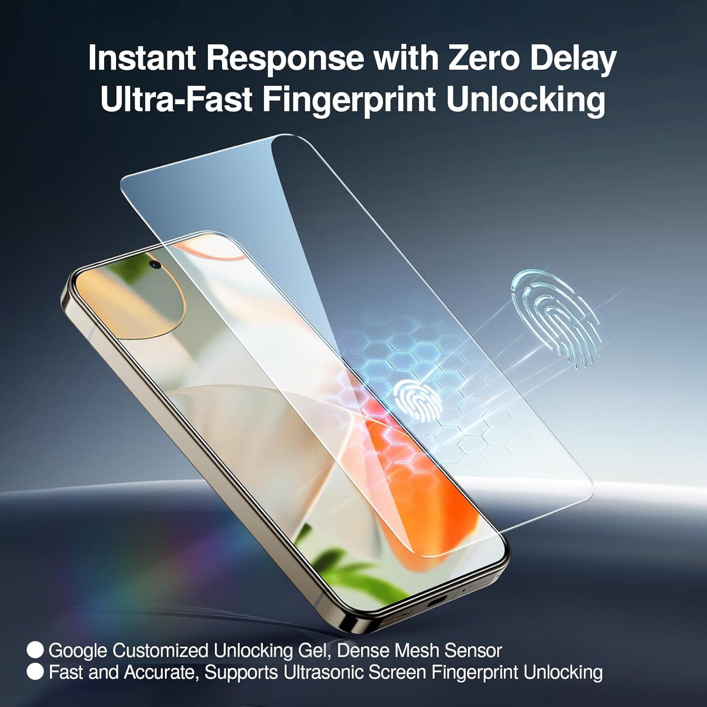 SMARTDEVIL [3+1 Pack Screen Protector For Google Pixel 9 Pro XL With Camera Lens Protector, FingerPrint Reader Compatible, Clear 9H Tempered Glass Film, Fast & Easy Installation, Alignment Frame