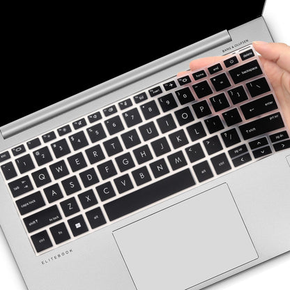 Keyboard Cover for HP EliteBook 830 835 840 845 1040 G9 G10 2024 2023 2022 13.3 14 inch Laptop Accessories Keyboard Protective Skin (Not fit The 830/840/845/1040 G11 G8 G7 G6 G5 G4 G3)-Black