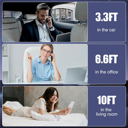 3-Pack [3.3FT+6.6FT+10FT] 60W USB C to USB C Cable, Type C to Type C Cable,Fast Charging Cable for iPhone 16 15 Pro Plus Pro Max，for Galaxy S25 S24, for iPad Pro/Air, for MacBook Pro/Air and More