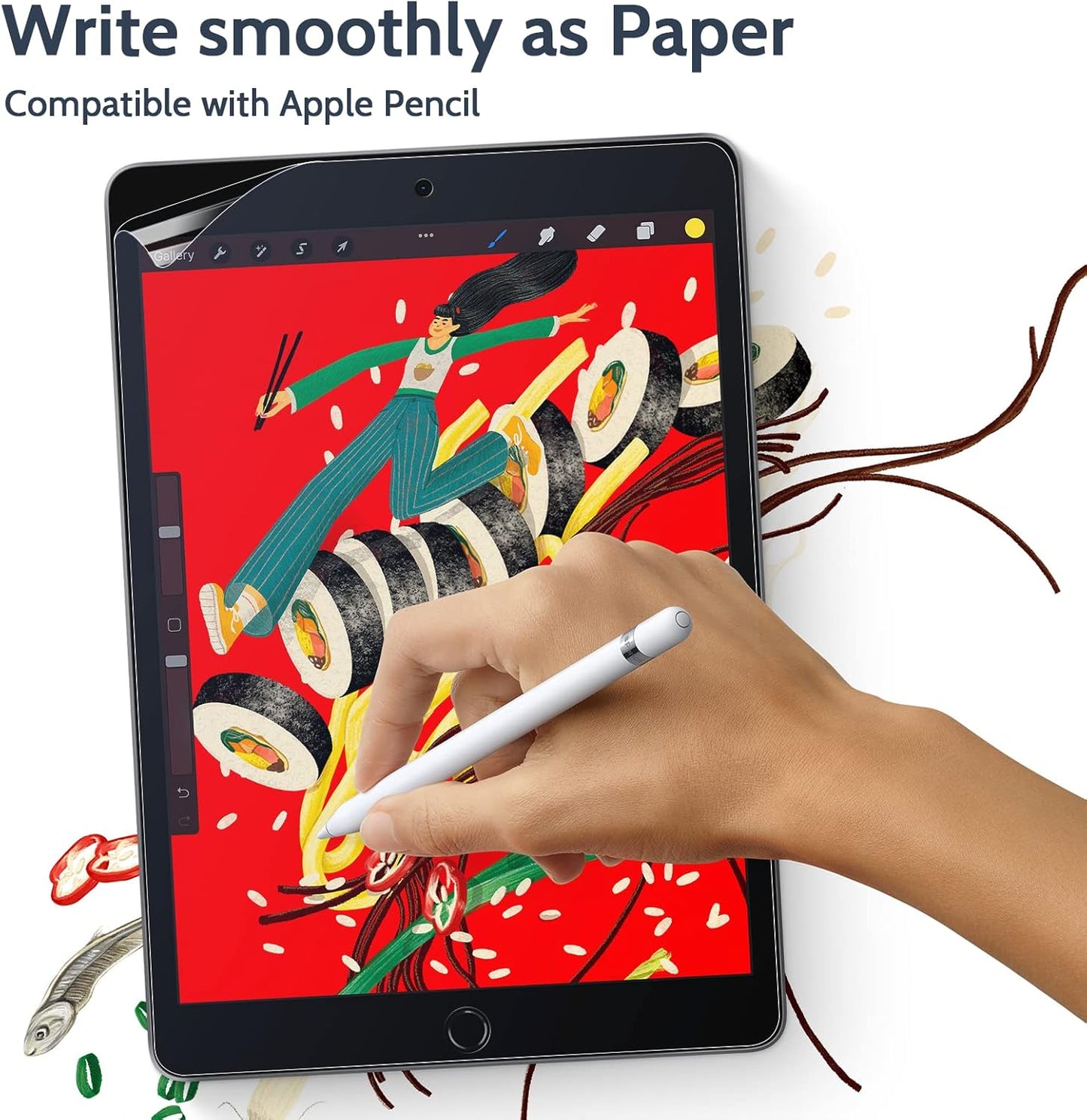 2pack Anti Blue Light Screen Protector Compatible with iPad Pro 12.9 Inch 2022/2021/2020/2018 (6th/5th/4th/3rd Generation), HD Clear Eye Protection Matte Anti Glare iPad 12.9 In Screen Film Cover