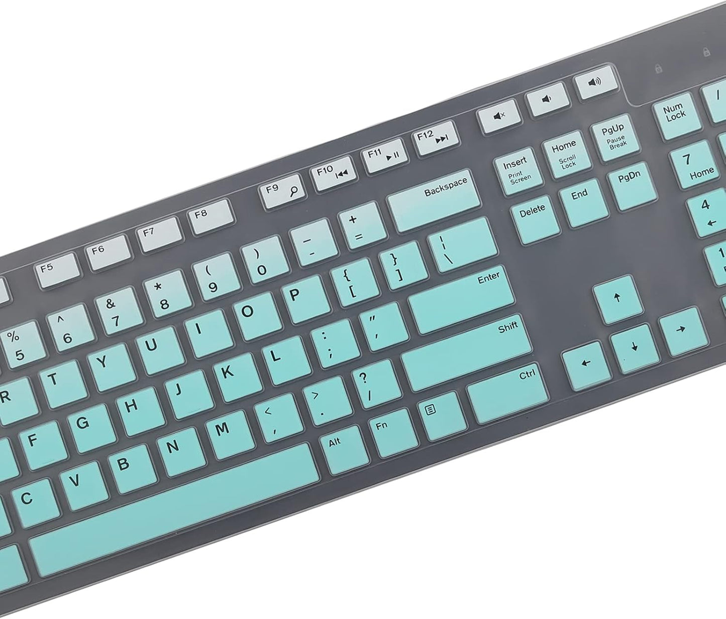 Keyboard Cover Skin for Dell KM636 KB216 KB216t KB216d KB216p Wired & Wireless Keyboard, Dell Optiplex 5250 3050 3240 5460 7450 7050, Dell Inspiron Desktop 24" 27" 5400 5490 7700 7790 3475 3670 3477