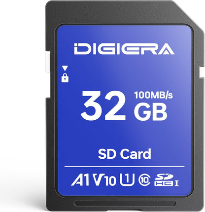 32GB CS100 SDHC UHS-I Memory Card - up to 100MB/s, C10, U1, V10, Full HD, SD Card for Computers, Digital Cameras, Home Theatre Devices, Car Navigation Systems (1 Pack)