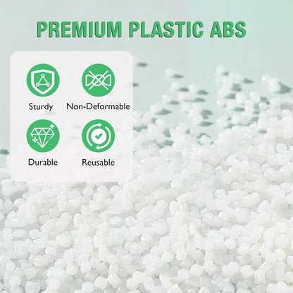 10 Pcs Desk Grommet 2" / 50 mm, Desk Cord Hole Cover, Cable Grommet ABS Plastic, Desk Hole Grommet for Home & Office Pc, Detachable Cable Cord Organizer-White