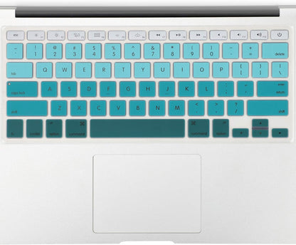Allinside Green Ombre Keyboard Cover Skin for MacBook Pro 13" 15" 17" (2015 or Older Version), MacBook Air 13" A1369/A1466, Older iMac Wireless Keyboard MC184LL/B