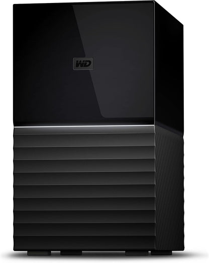 Western Digital 24TB My Book Duo Desktop RAID External Hard Drive HDD, USB 3.1, With Password Protection and Auto Backup Software - WDBFBE0240JBK-NESN