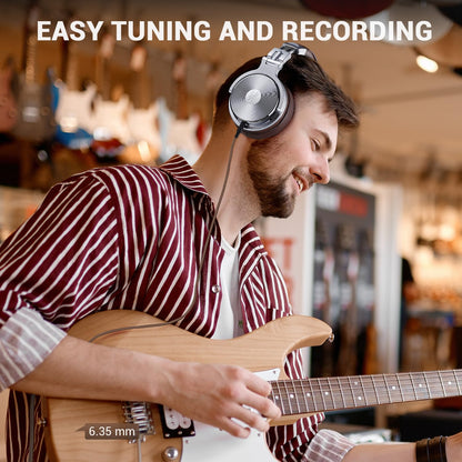 OneOdio 6.35mm to 3.5mm 6.6-9.8FT Stereo Adapter Cable Compatible with AMPs, Electronic Keyboards, Mixers, Guitars and Pro10/Pro30/Pro50 Headphones of OneOdio-Brown