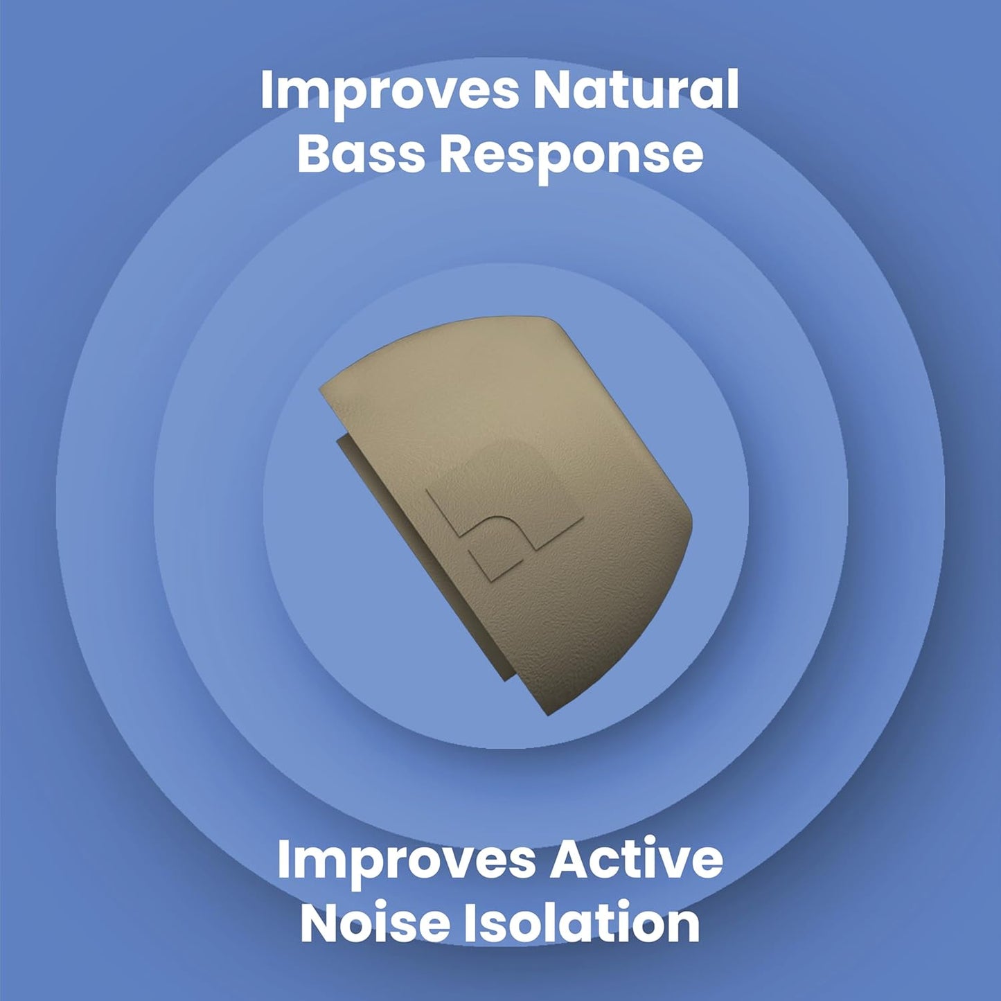 Foam Masters Ultra-Premium Memory Foam Ear Tips for AirPods Pro 1st & 2nd Gen | 3 Pairs | Black Magic Ver 6.0 | Secure | Comfort | Better Noise Cancel | Replacement Buds – FDE Tan, Small