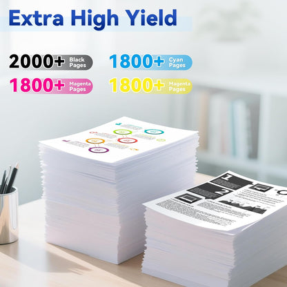 210A Toner Cartridge 4Pack Compatible with HP 210A 210X Toner Cartridge with 210A Toner Color Laser Jet Pro MFP 4301fdw 4201dw 4201dn 4301fdn 4301fdw 4301dw Printer (Black/Cyan/Magenta/Yellow)