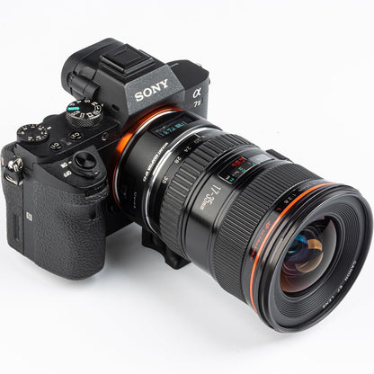 VILTROX EF-E5 Lens Mount Adapter EF/EF-S to E-Mount Auto Focus Lens Converter Ring Compatible with Canon EF/EF-S Lens to Sony E Mount A9 A9II A9III A7V A7IV A7III A7II A7 a6700 a6600 a6400