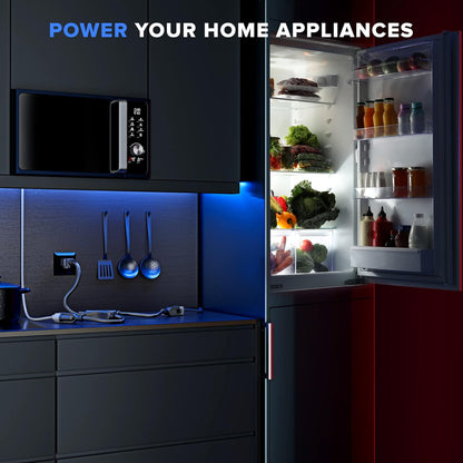 Maximm Extension Cord Splitter 12/3 AWG 1 to 2 Outlet, 14 Inches (2 Pack) Indoor/Rated, Heavy Duty Power Cords with Multiple outlets, 12 Gauge Wire Grounded (2 Pk)