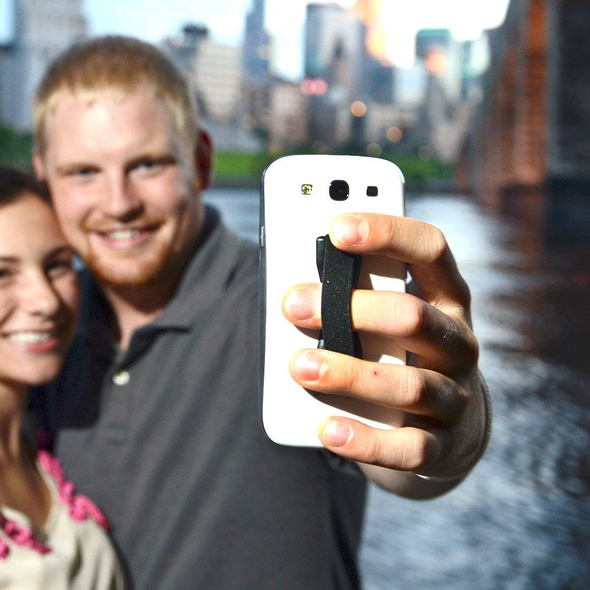 LOVEHANDLE Phone Grip - Universal Phone Strap and Phone Grips for Back of Phone - Convenient Cell Phone Holder for Hand That Fits Most Smartphones and Mini Tablets - Made in The USA