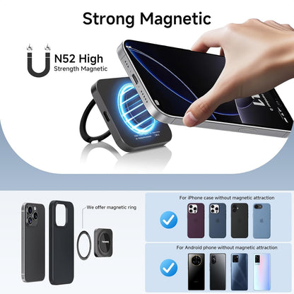 fanxiang 2TB Magnetic Portable SSD with 360° Rotating Stand, Up to 2000MB/s, USB-C 3.2 Gen 2x2 External Solid State Drive,Compatible with iPhone 15/16, Android,Mac, PC, and Tablets