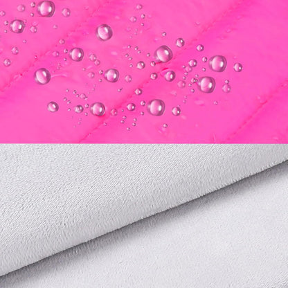 MOSISO 15-15.6 inch Laptop Case, 16 inch Puffy Laptop Sleeve Compatible with MacBook Pro 16, HP Dell ASUS Acer Toshiba Lenovo Notebook Computer, Polyester Horizontal Bag with Small Case, Rose Red