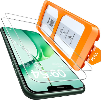 TOCOL for iPhone 11 Pro Max Screen Protector/iPhone Xs Max Screen Protector 9H Hardness Military Grade Shatterproof HD Tempered Glass Easy Installation Case Friendly 2 Pack