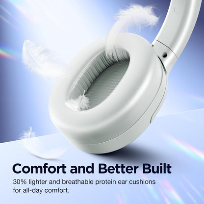 Upgrade Pro‑Level Hybrid Active Noise Cancelling Headphones with HD Sound, Wireless Bluetooth Headphones Over The Ear Unequaled Comfort, Vivid Deep Bass, for Home Office Travel Birthday Gift