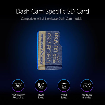 Nextbase Dash Cam 128GB U3 microSD Card for Read Camera Modules