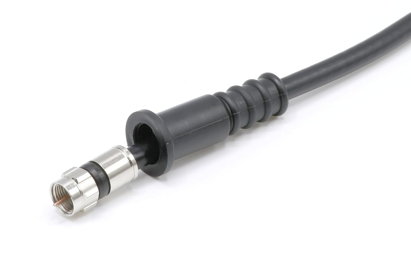 THE CIMPLE CO Coaxial Cable Weather Boot - RG6 Connectors RG59 Ends Coaxial Boots - Weatherproof (Black) - Pack of 10