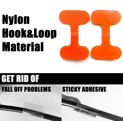 Mr-Label – Write on Cable Labels– Upgraded Clearer Writing Cord Tags- Cable Ties for Classify&Identification–Wire Cables for Cable Management|Organization | Electronics Computers-40Pcs(8 Colors)