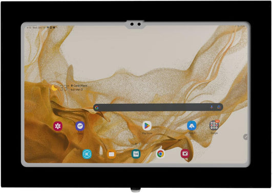 TABcare Locking Anti-Theft Metal Case for Samsung Galaxy TAB Active & Active4 Pro 10.1" Tablet for Kiosk, POS, Store, Show Display, Time Clock (TAB Active4 Pro, Black)