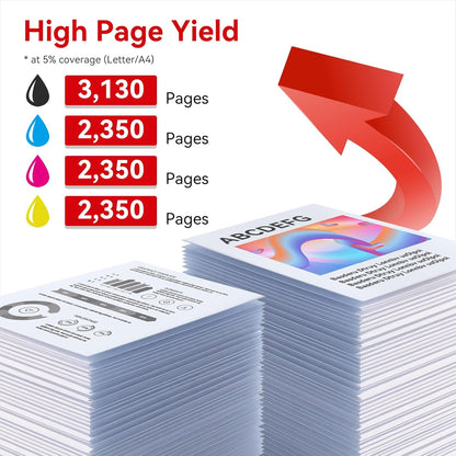 MYTONER 067H 067 Toner Cartridge Set Compatible Replacement for Canon 067H 067 Toner Cartridge High Capacity for imageCLASS MF656Cdw LBP632Cdw MF654Cdw MF653Cdw LBP633Cdw Printer (4 Pack 067H Ink)