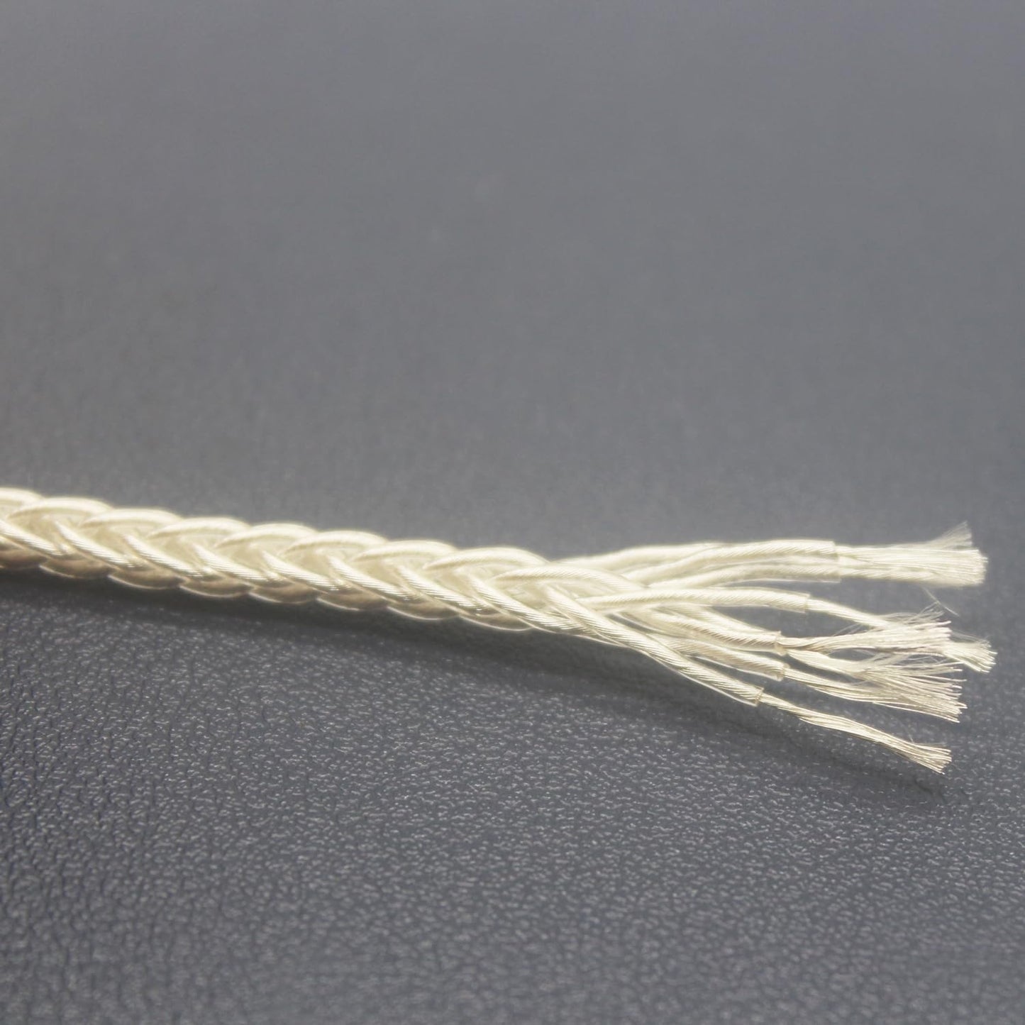 Youkamoo 3.5mm Right Angle 8 Core Silver Plated Copper Braided Replacement Upgrade Cable Compatible for Sennheiser Momentum 2.0 Momentum 3 HD1 Over-Ear On-Ear Headphones, 4ft 1.2m