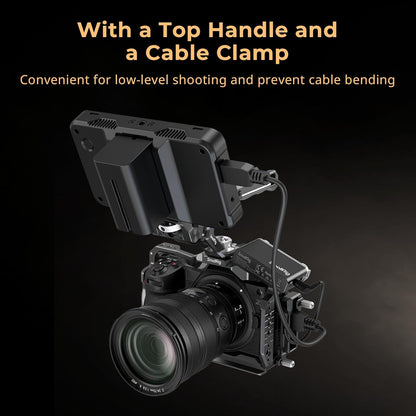 SmallRig Z6 III Camera Cage Kit for Nikon Z6 III, with Top Handle and Cable Clamp, Aluminum Alloy Camera Full Cage Kit with Anti-Twist Design, Built-in Quick Release Plate for Arca-Swiss - 4520