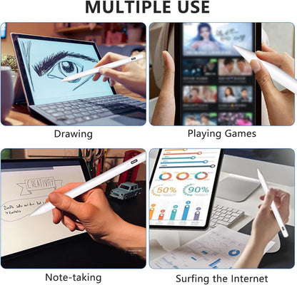 Stylus Pen for iOS&Android Touch Screens, Active Pencil for Samsung, Smart Digital Stylus Pens for Lenovo/Vivo/Mi/HUAWEI and Other Tablets, iPhone/Samsung/Google Pixel Smart Phones for Drawing&Writing