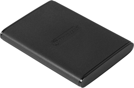 Transcend 250GB External SSD for iPhone/iPad/Mac/Windows/Android, PC/Laptop/Tablet/TV/Game Console, Portable Solid State Drive with One Touch Back up, One-Time Password Unlock, Type-A&Type-C Cables