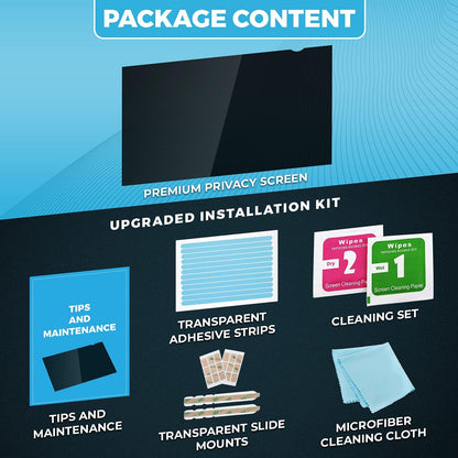Privacy Screen Filter for 19 Inches Desktop Computer Monitor, Screen Protector size is 16.1 inch width x 10.1 inch height