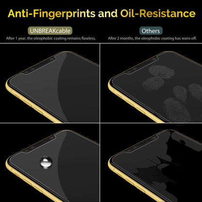 UNBREAKcable Screen Protector for iPhone 11/ iPhone XR 2 Pack, [Easy Installation Frame] [Anti-Scratch] [Anti-Fingerprint] [Bubble Free] Double Defense Premium Tempered Glass for iPhone 11/ XR 6.1"