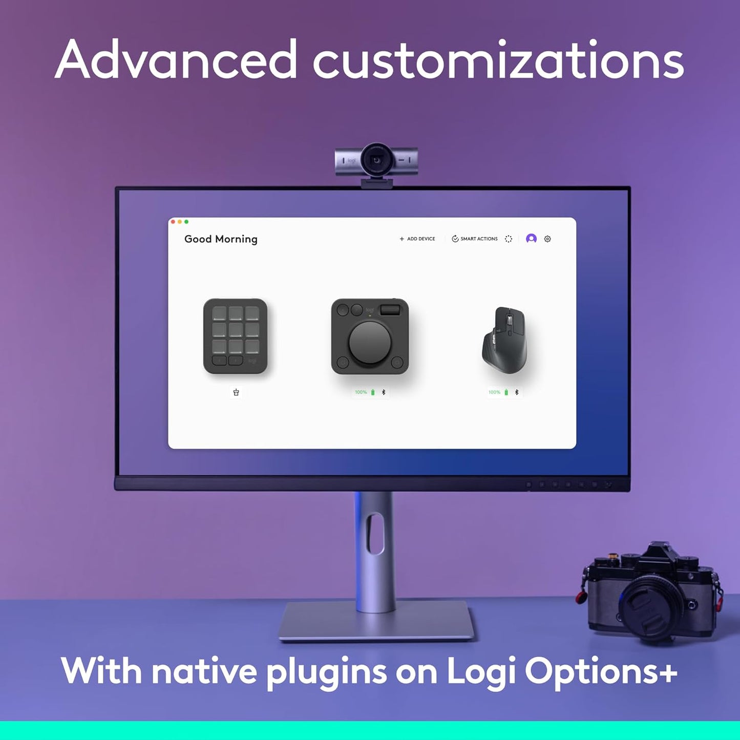 Logitech MX Master 3S Wireless Mouse Standard Edition with Logi Bolt USB Receiver + MX Creative Console: Mouse, Programmable Keys and Dial for Graphic Design, Video Editing, Adobe and More - Graphite