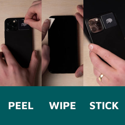 KUVRD Waterbear - Universal Screen Cleaners - Teeny Tiny Cleaning Tools for Your Lenses & Screens - 2-Pack - (2 Patch Sets)