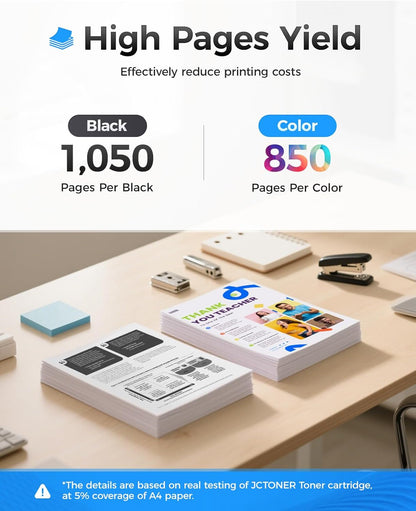 215A Toner Cartridge Set 4-Pack High Yield Replacement for HP 215A W2310A W2311A W2312A W2313A Compatible with HP Color LaserJet Pro MFP M182n M182nw M183fw M155a M155nw Printer Ink Black Magenta Cyan