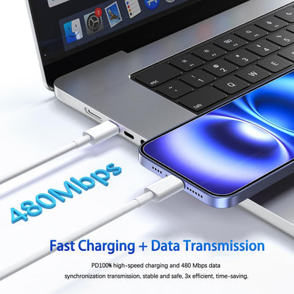 iPhone 16 Chargers,2Pack Dual USB C Port Fast Wall Chargers Block with 3FT USB C to C Charger Fast Charging Cable Cord for iPhone 16e/16 Pro Max/16 Pro/16 Plus/15 Pro Max/15 Pro/15/iPad Pro/Air/Mini