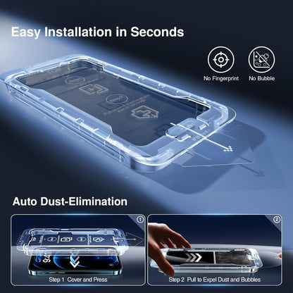 SMARTDEVIL 2+2Pack Privacy Screen Protector for iPhone 12 Pro Max with Camera Lens Protector,Shatterproof Tempered Glass[True 28°Anti Spy][9H Hardness][Auto Dust-Elimination Install][Bubble Free]