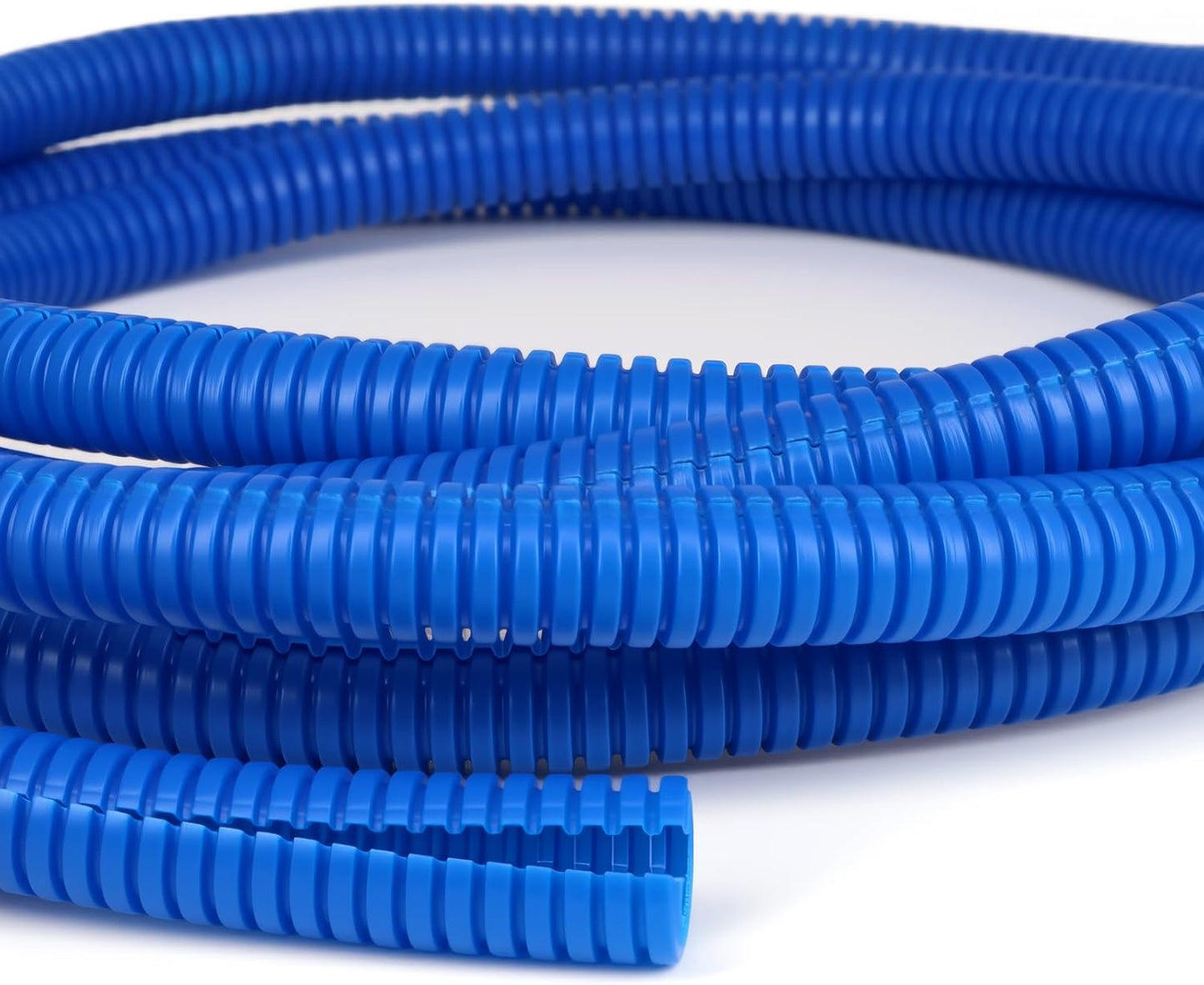 Split Wire Loom Tubing, 10,25ft Cord Protectors from Pets No Chew, Flexible Wire Covers Cord Protectors, Protective Split Cable Sleeve for Automotive Home Industrial Wires(Blue, 0.98inch-25ft)
