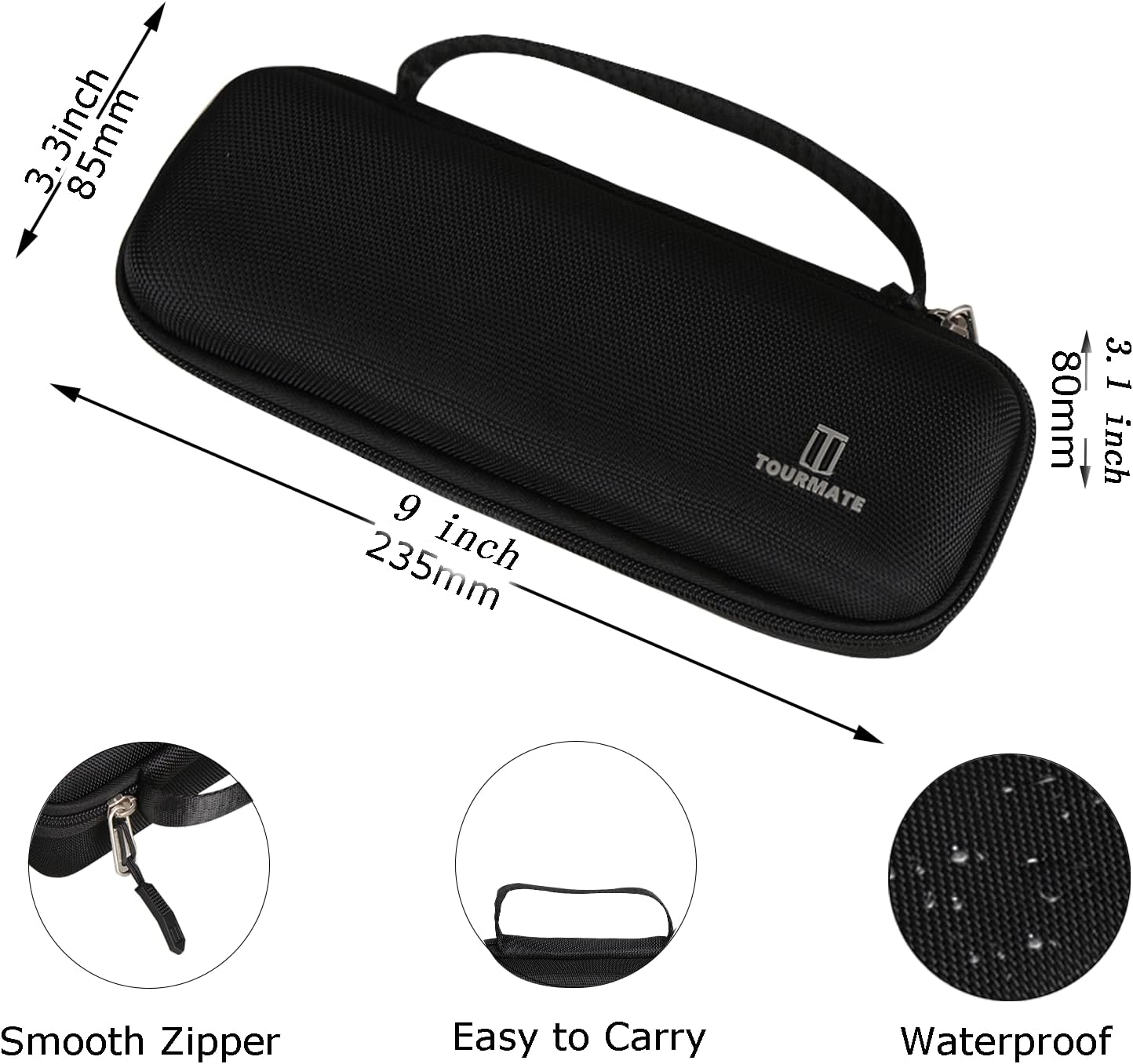 Hard Storage Case for Anker 737 Power Bank (PowerCore 24K) and Anker 715 Charger (Nano II 65W) Combo-Tourmate (Black case only)