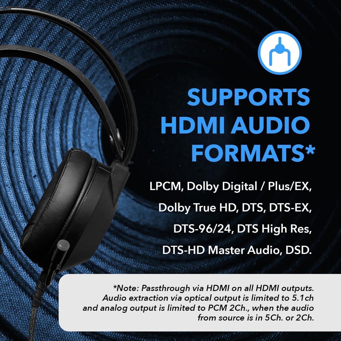 OREI 8K HDMI Splitter 1 in 4 Out, 1 x 4 Duplicate/Mirro Screen with Audio Extractor UltraHD Supports Upto 4K @ 120Hz IR EDID HDCP 2.3 for PS5, Xbox, NVIDIA (BK-104A)