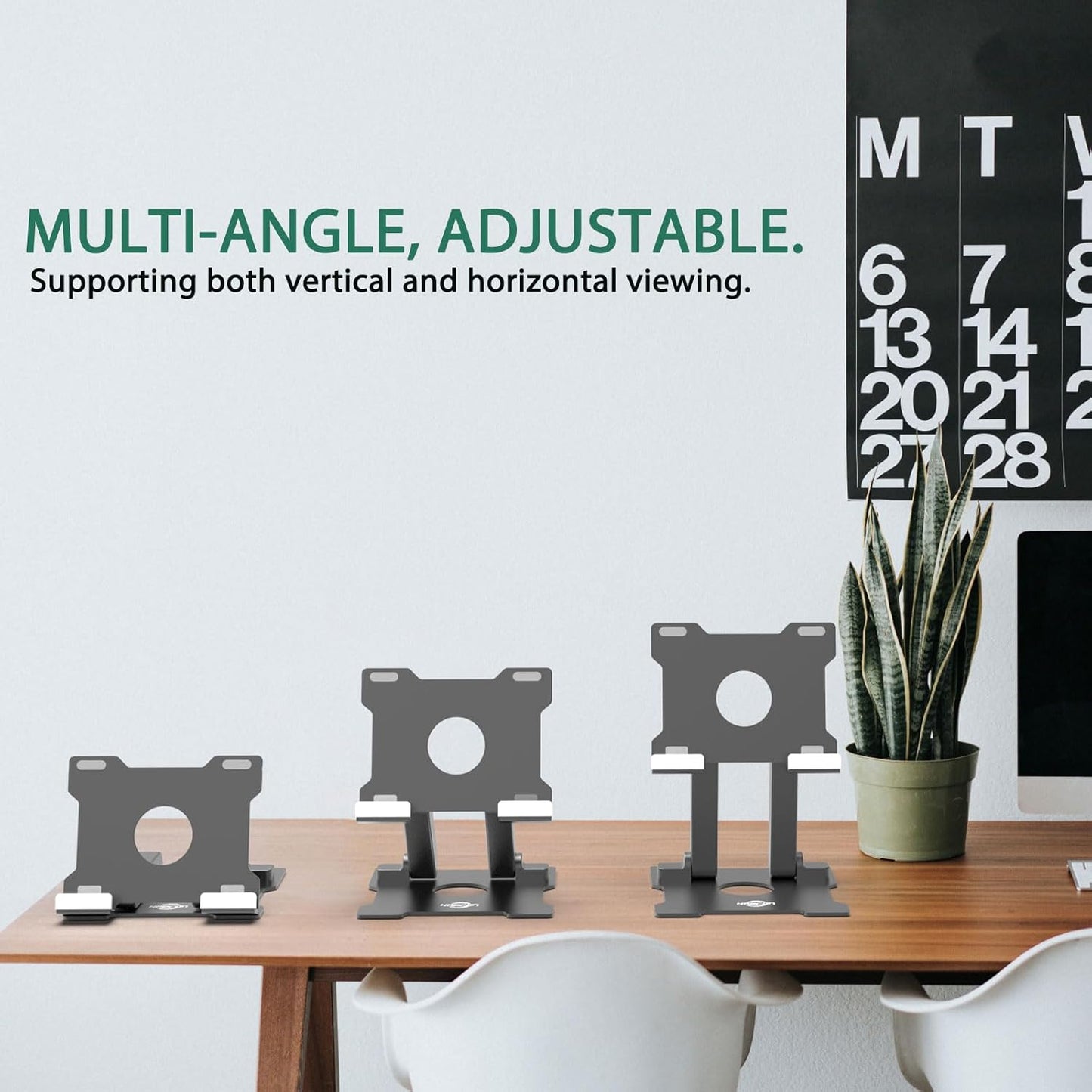 KABCON Adjustable Aluminum Tablet Stand (7-13.5 inch), Compatible with iPad, Surface Pro, FIRD HD 10, Samsung Galaxy Tab E, ASUS Transformer & Other Devices