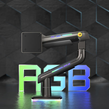 Gaming Monitor Arm for Flat/Ultrawide/Curved Monitors 32 to 60 inch, Heavy Duty Monitor Stand Load up to 20 kg, VESA 75/100 mm Mount (Oliver Green)