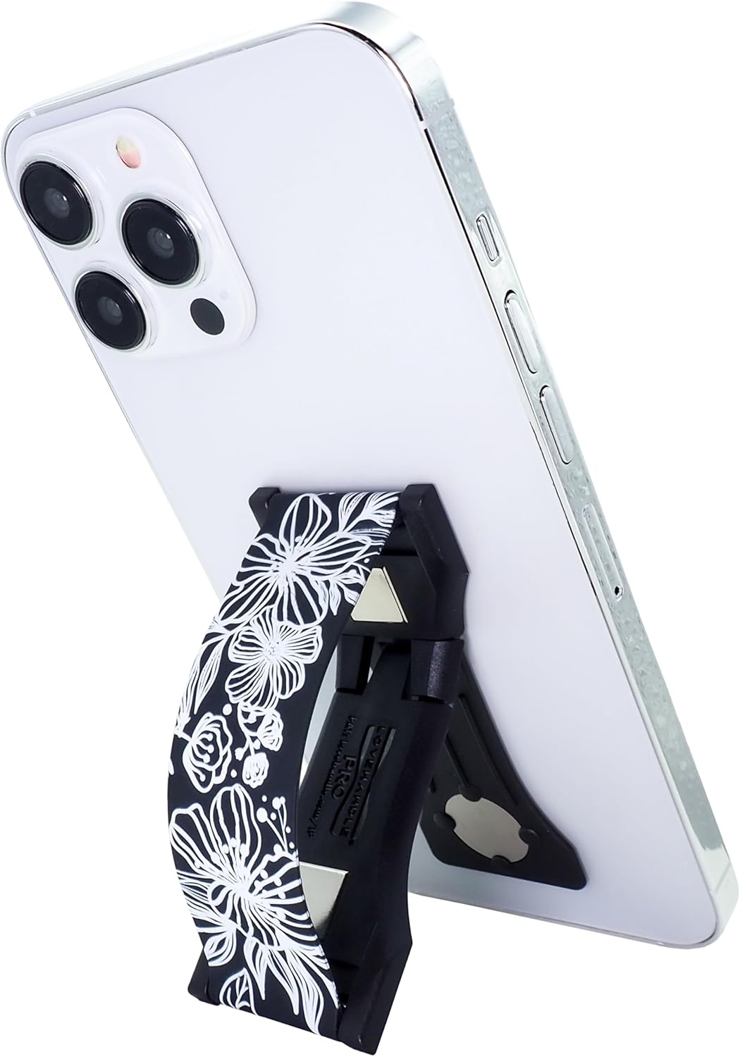 LOVEHANDLE PRO Premium Phone Grip - Silicone Phone Strap - Magnetic Phone Mount and Kickstand for Smartphone and Tablet - Storybook Silicone