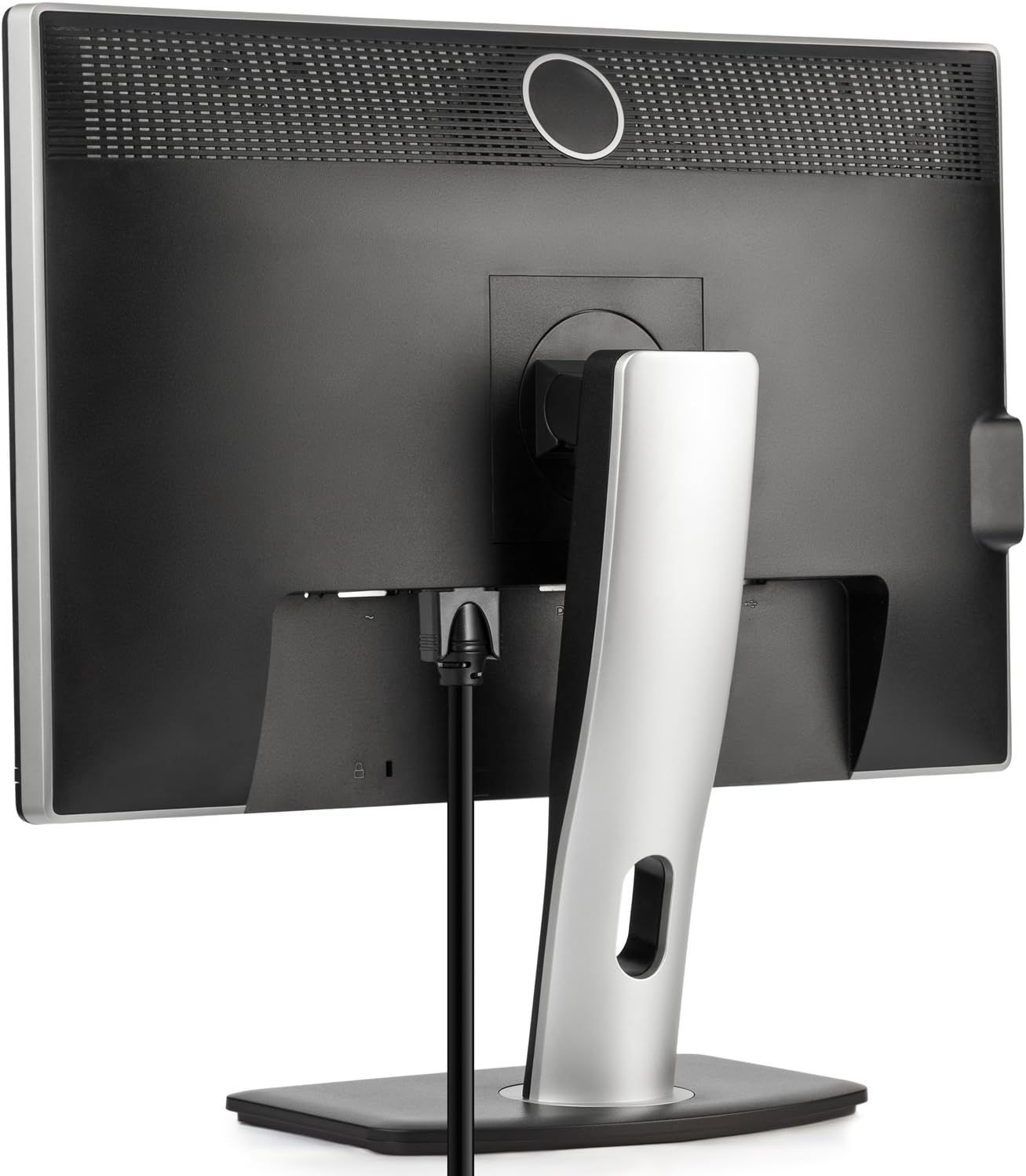 Maximm Monitor Computer Power Cord 6 Ft Flat Plug 360° Rotating PC Cable 3 Prong for, Desktop, Printer, Scanner, 16 AWG NEMA 5-15P to IEC13 - UL Certified