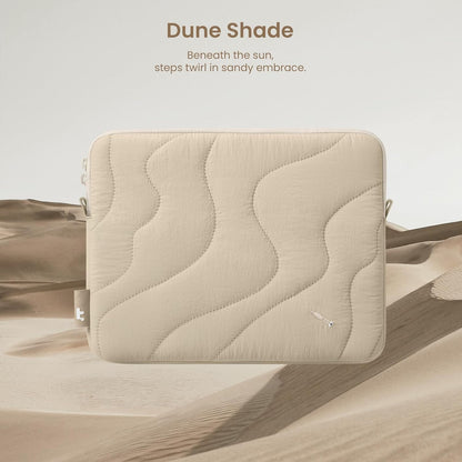 tomtoc 360 Protective Puffy Tablet Sleeve for iPad Pro 11-inch (M4/(4th/3rd/2nd/1st Gen), iPad Air 11-inch (M3) 2025/(M2) 2024 with Magic Keyboard/Smart Keyboard, Quilted Soft Puffer iPad Case